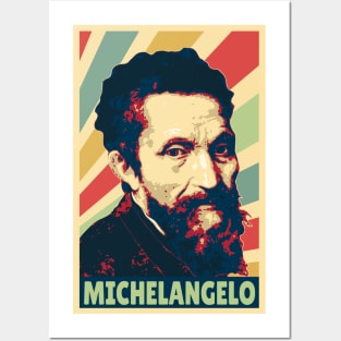 Michelangelo Vintage Colors Posters and Art